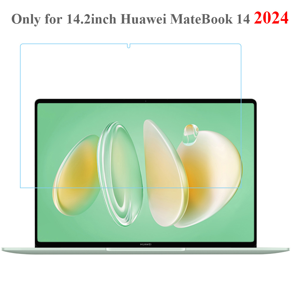 Für 14,2 Zoll Huawei Matebook 14 2024 Notebook Displayschutzfolie für Mate Book 14 2024 0,3 MM 9H Laptop Schutz gehärtetes Glas