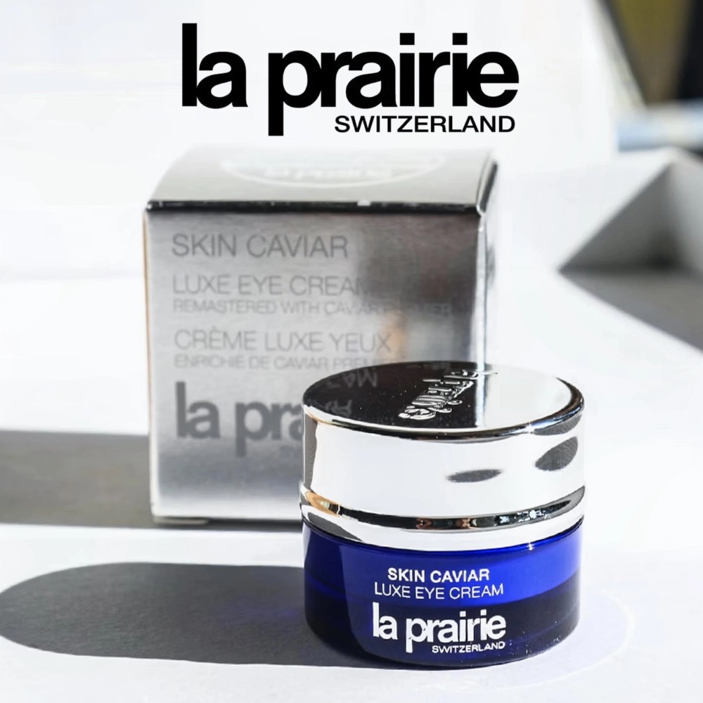 La Prairie Skin Caviar Luxe Eye Cream with Caviar Premier 3ML (Travel Size), Original Skincare for Women/Men, Beauty Health Care