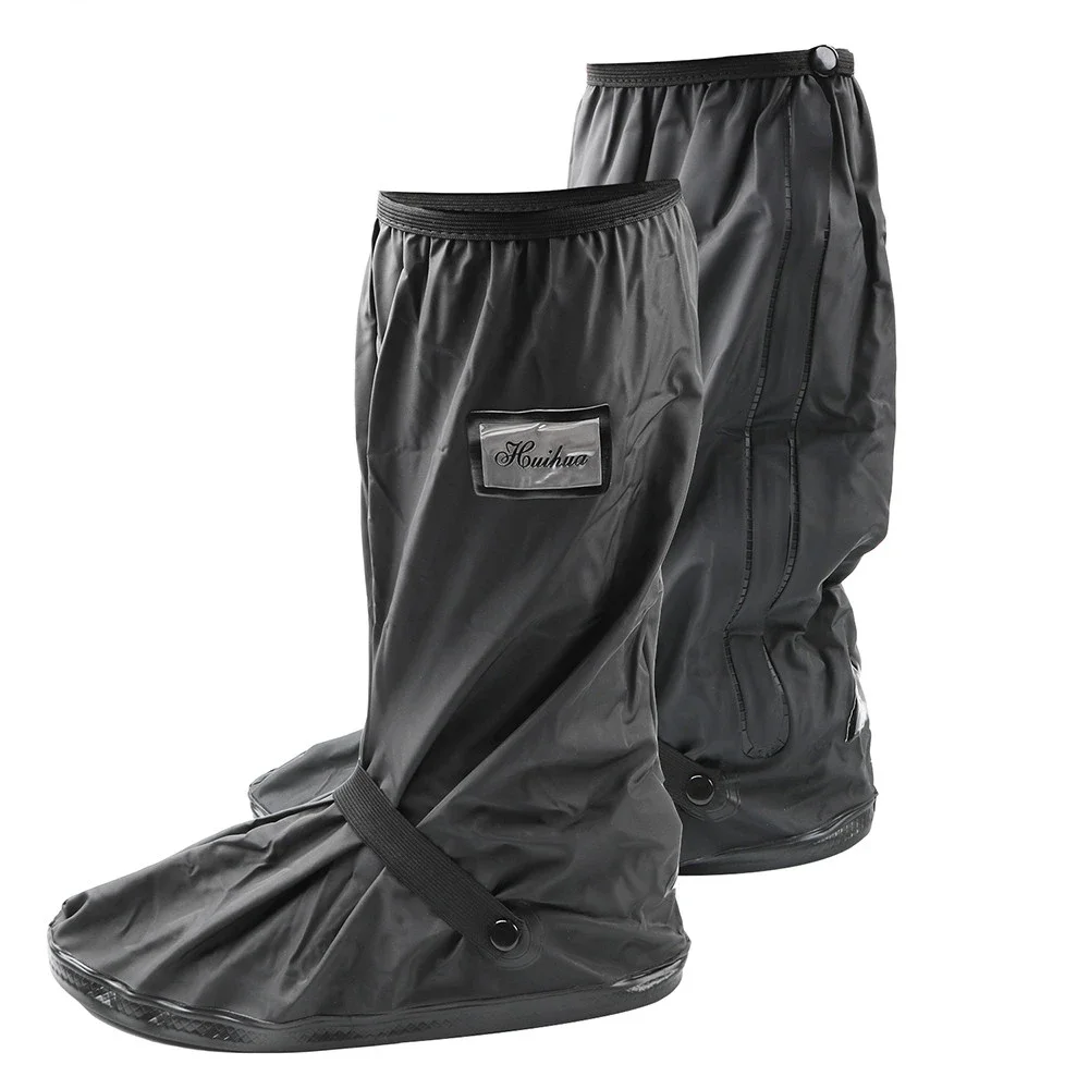 Reutilizável motocicleta scooter bicicleta da sujeira sapatos de chuva capa antiderrapante bota cobre unisex protetores de sapatos de bicicleta para dias chuvosos e nevados