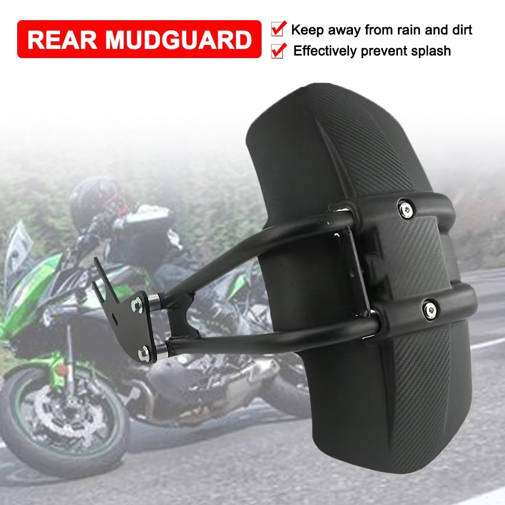Para-lamas traseiro da motocicleta para kawasaki versys 650 VERSYS-X300 er6n z900 z800 z650 roda traseira hugger mud flaps respingo guarda