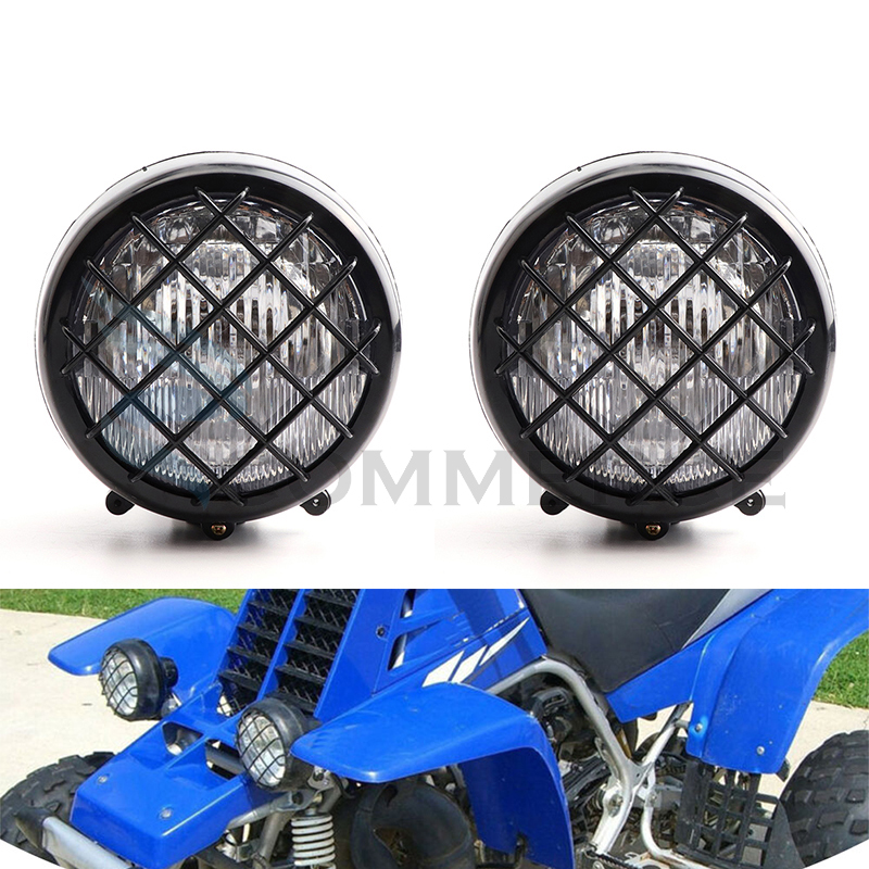 2 sztuki reflektorów przednich reflektorów dla 70 110 125 150 150cc 4 Wheeler Quad Dirt Bike ATV Dune Buggy dla Yamaha Banshee 2006