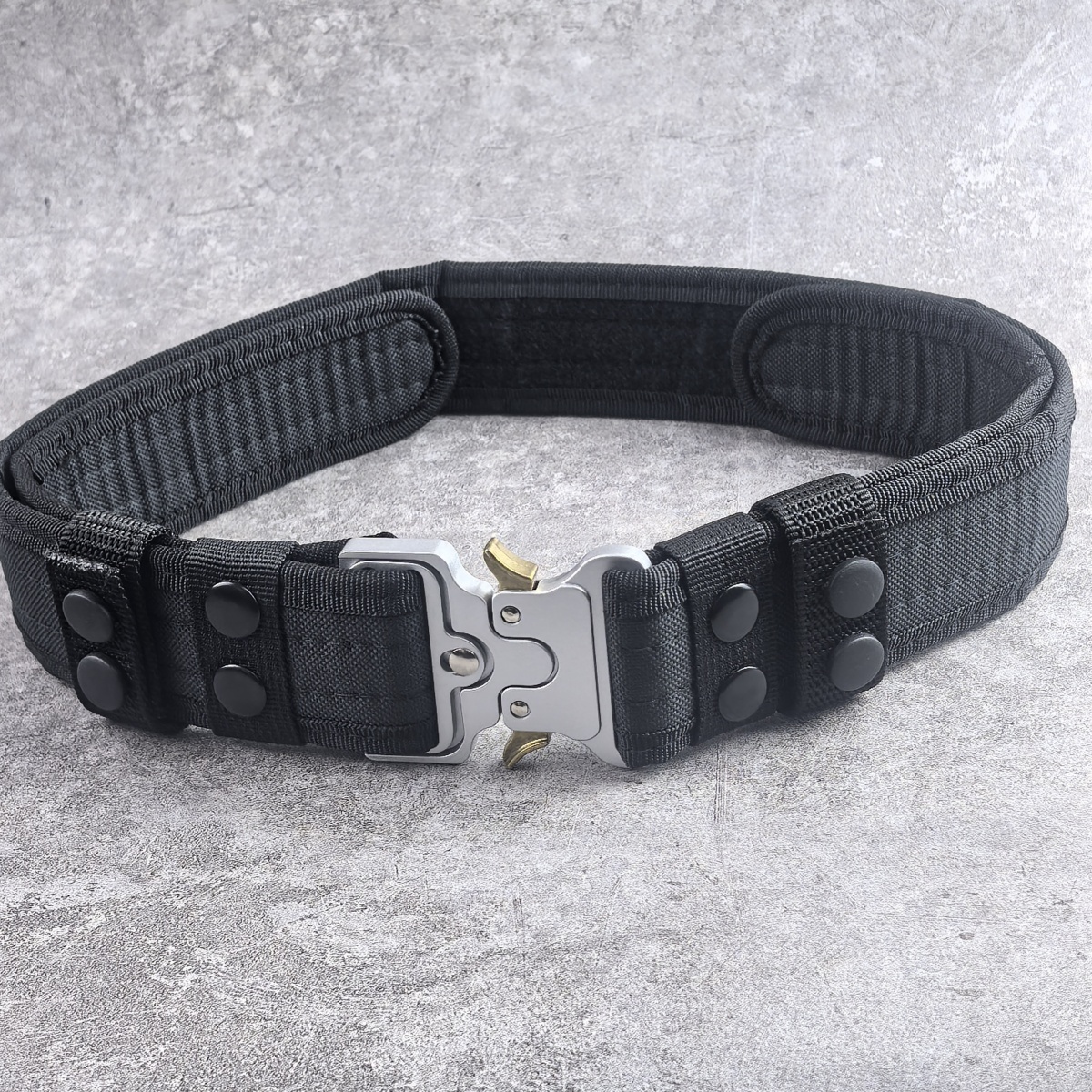 Ceinture tactique en métal Velcro, alpinisme en plein air, Camping, ceinture d'entraînement militaire, tissu Oxford, ceinture multifonctionnelle