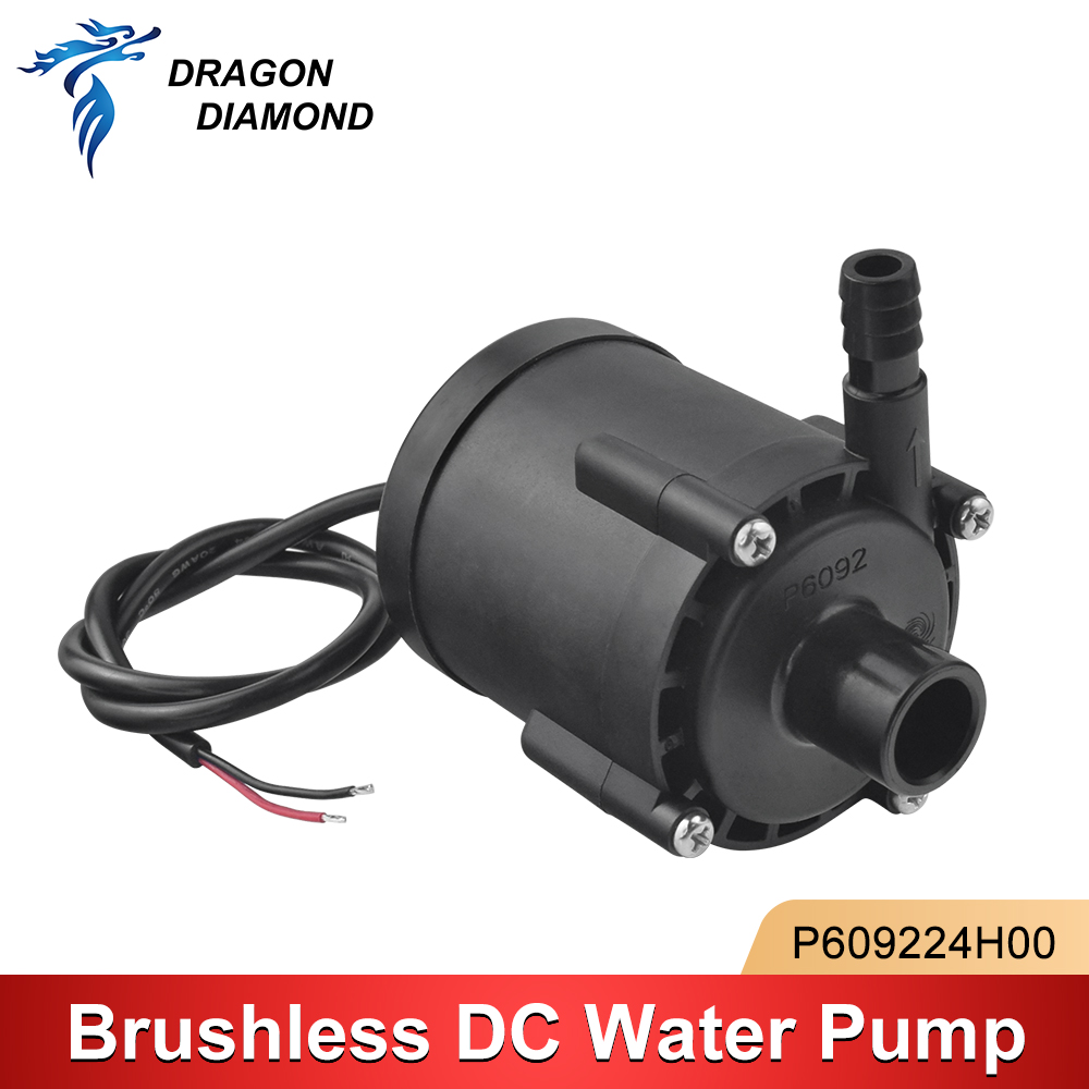 Brushless DC Water Pump DC24V Brushless Motor 48W Flow 16L/Min 16m Small Water Pump P609224H00 For Engraving Laser Chiller Pump