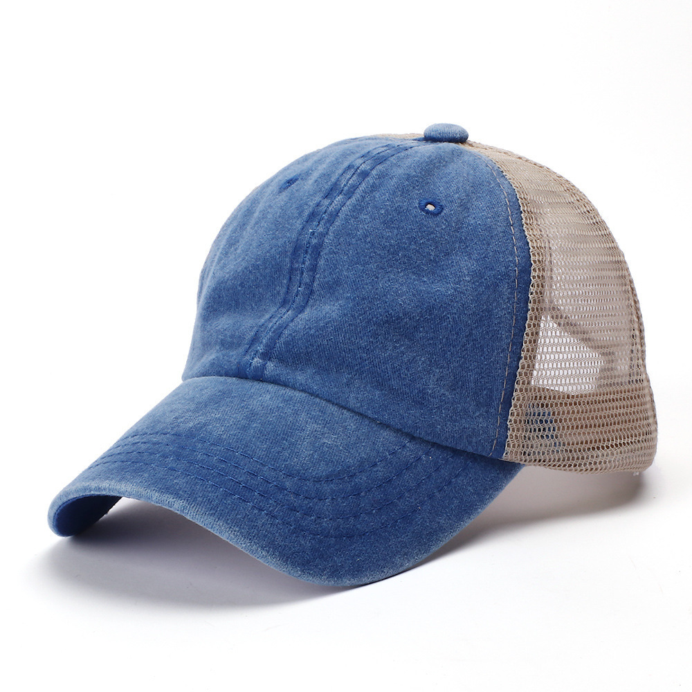 Berretto da baseball da uomo di moda vendita calda cappello da camionista unisex berretto da baseball semplice multi colori donna uomo berretto in cotone lavato