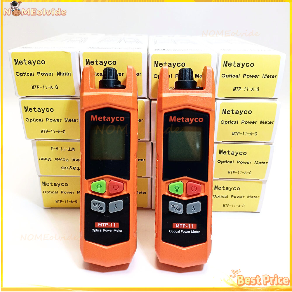 1ชิ้นมิเตอร์วัดพลังงานไฟเบอร์ออปติก metayco ขนาดเล็ก opm-70 ~ + ชุดกล่องเครื่องมือใยแก้วนำแสง6dbm พร้อมไฟ LED ความยาวคลื่นหลายดวงทำงานอย่างต่อเนื่อง