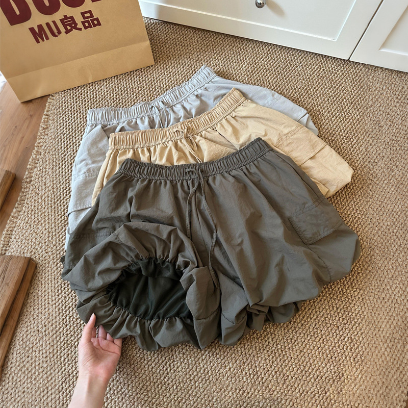 Minifalda de Burbujas con Pliegues, Vestido Sexy y Lindo Estilo Y2K, Ropa de Calle 2026, Pantalones Cortos de Cintura Alta para Mujer, Ropa de Verano