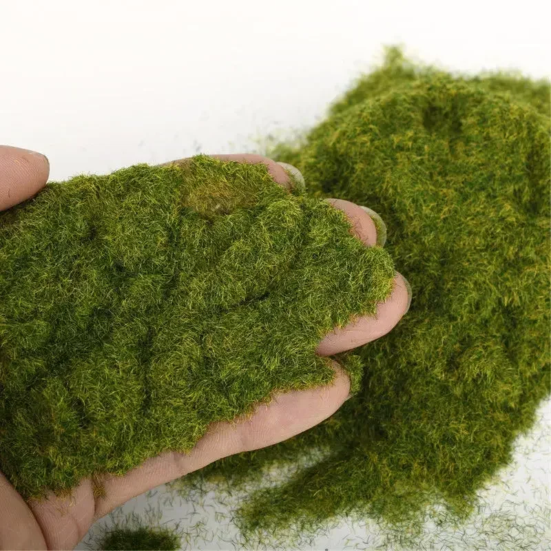 Modelo de escena en miniatura de 30g, materia de césped aterciopelado, césped de nailon en polvo, hierba estática de 3MM/5MM 8/MM, accesorio para manualidades de modelado