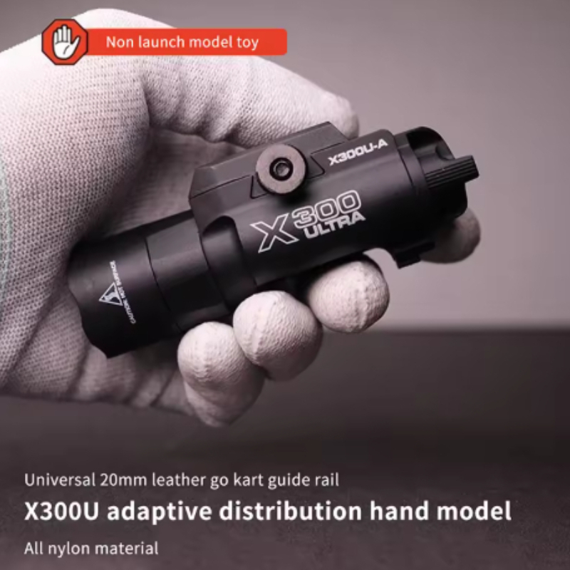 2025 nueva luz táctica X300 X300U pistola de nailon luz LED estroboscópica compatible con riel de 20mm Airsoft linterna de caza colgante