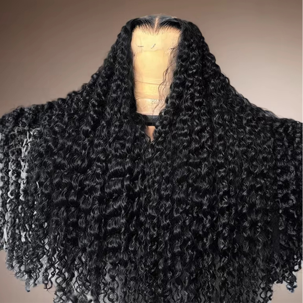 Perruque Lace Front 13x6 Deep Wave Cheveux Humains 300% Haute Densité 40 Pouces Bouclée pour Femmes, Perruque Lace HD Transparente 13x4 en Promotion CEXXY