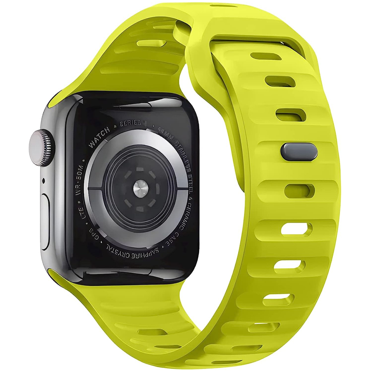 Correa para Apple Watch de 49mm, 44mm, 45mm, 41mm, 40mm, 42mm, 38mm, pulsera deportiva de silicona suave, iwatch Serise 8, 7, SE, 6, 5, 9, Ultra, 49mm