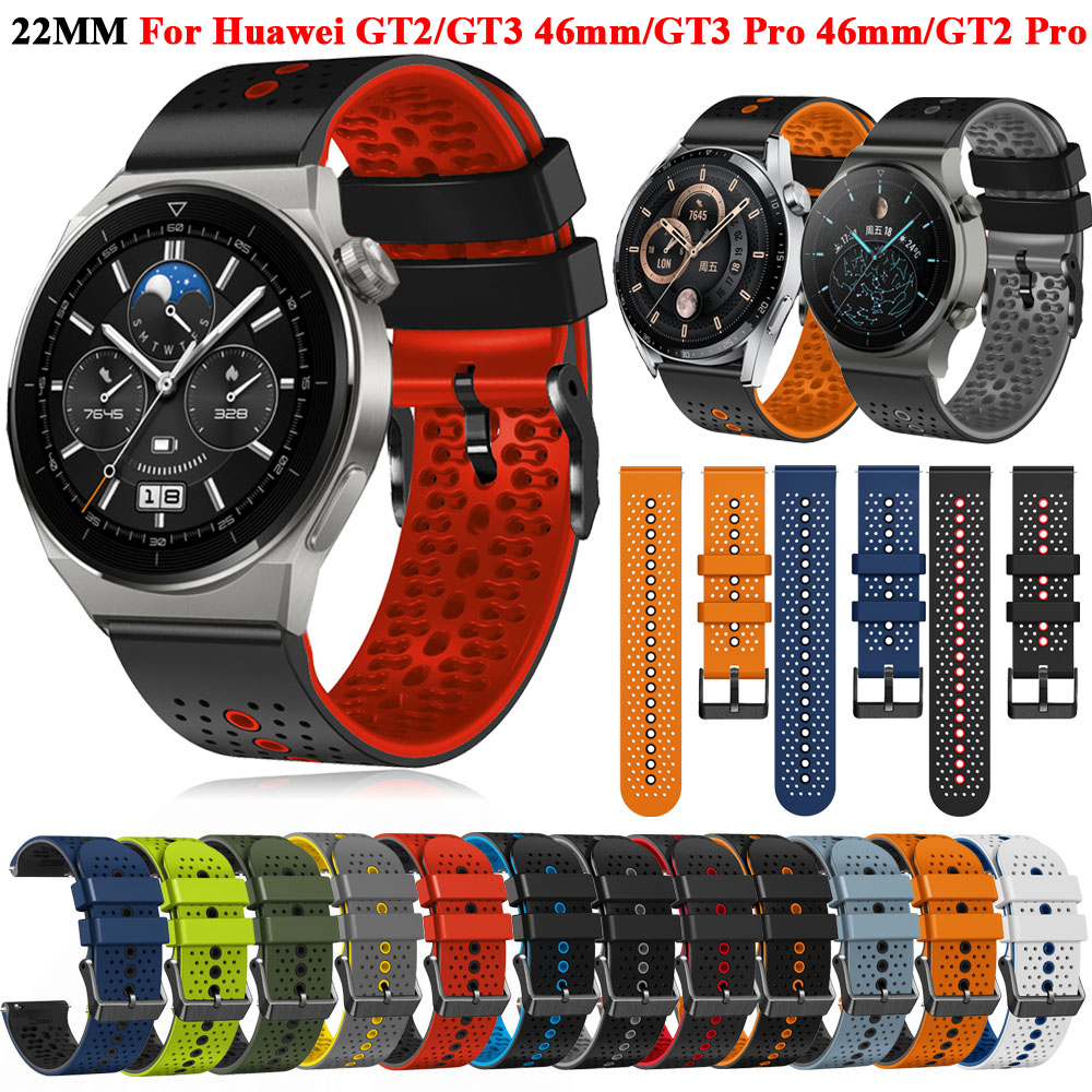 22mm Silikon Armband Armband Für Huawei Uhr GT5/4 Pro/Buds/GT3 Pro 46mm/GT4 46mm GT2 Pro SE Armband Correa GT5 Pro 46mm