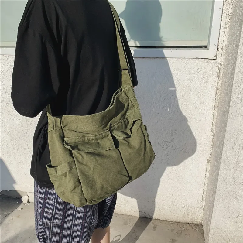 Borse a tracolla da scuola da donna per donna Borsa a tracolla da donna di design Borse da donna a tracolla in tela casual di grande capacità