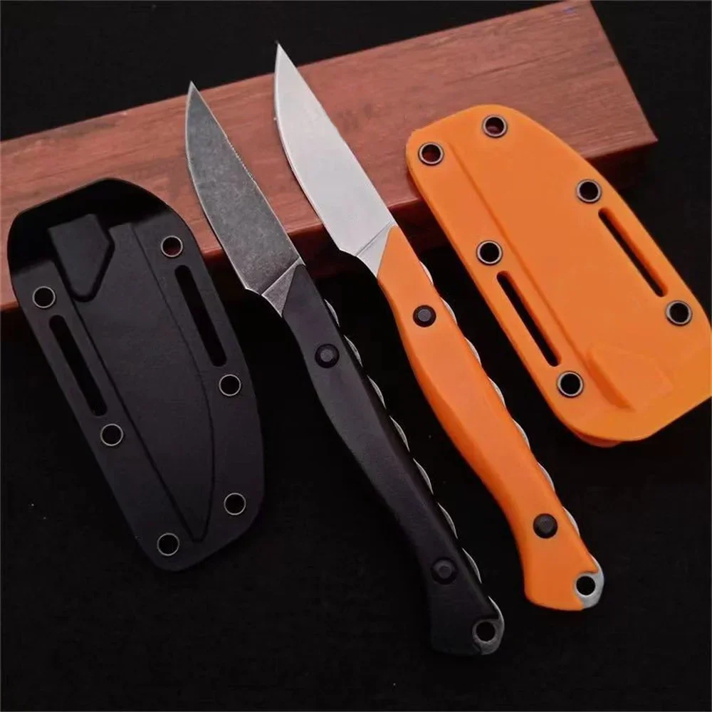 BM 15700 Taschenmesser mit feststehender Klinge und Nylonscheide, CPM-154 Stahlklinge, Outdoor-Camping-Jagd-EDC-Werkzeug