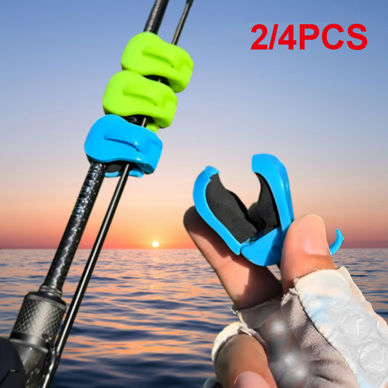 2/4/8PCS Quick-Attach Fishing Rod Clip Fixed Clip Fishing Rod Holder with Fixed Grip, Tackle Storage Function, and Fixed Clamp