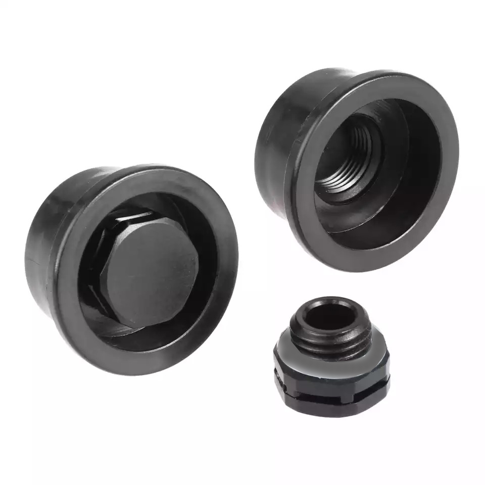 1pic/6pcs Air Vent Plug Vite nella valvola di scarico Plug Gear per il surf SUP Stand-up Paddle Board Tavola da surf Impermeabile Nero Plasti