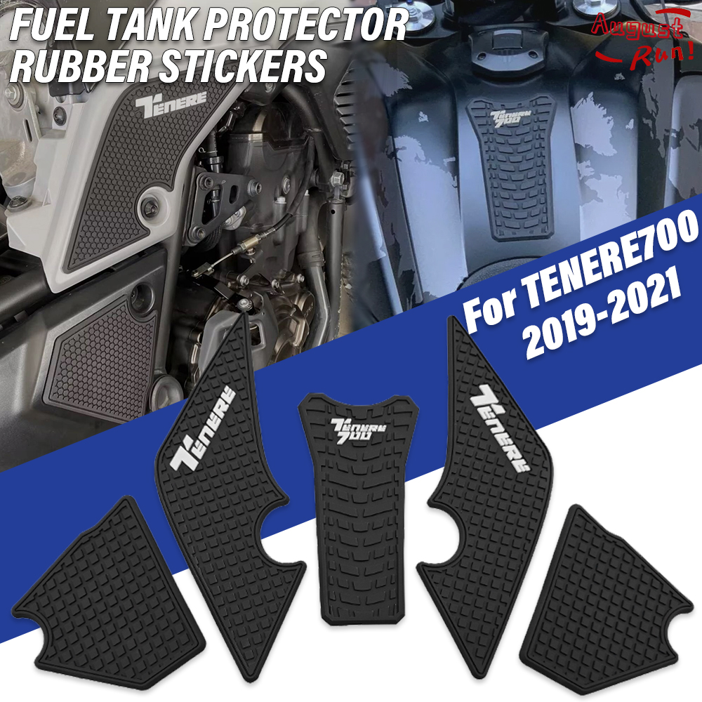 Нескользящие боковые наклейки на топливный бак мотоцикла для YAMAHA Tenere 700 Rally T700 XTZ 690 T 700, водонепроницаемые наклейки накладку Tenere700