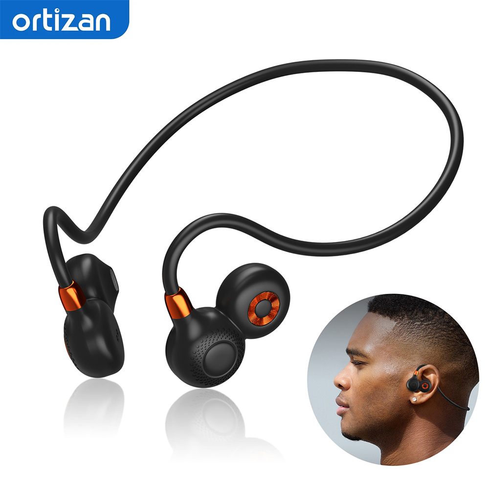 Ortizan i10 Bezprzewodowe słuchawki Bluetooth BT5.3 Słuchawki douszne Sport Wodoodporne bezprzewodowe słuchawki douszne IPX6 z mikrofonem 10H Playtime