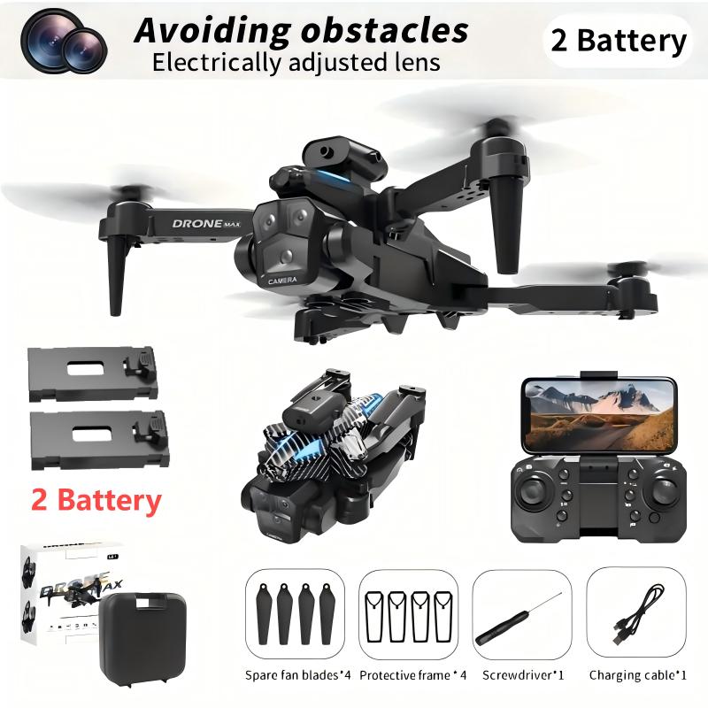 Drone C10S Baru 8K Profesional HD Kamera Ganda Tanpa Sikat Penghindar Rintangan Fotografi Udara Quadcopter Lipat Mainan Hadiah