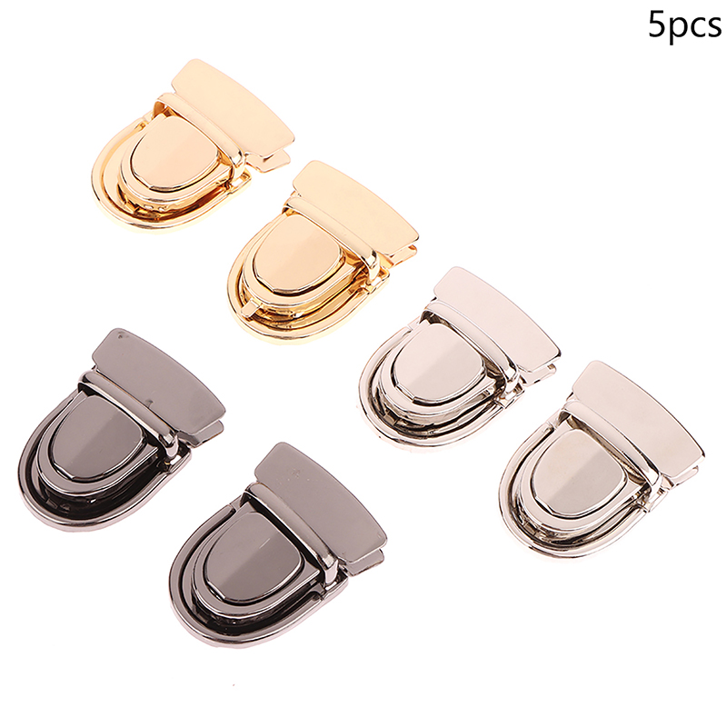5 個の金属ロックバッグクラスプキャッチバックルハンドバッグショルダーバッグ財布トートバッグ閉鎖スナップクラスプ DIY クラフトアクセサリー