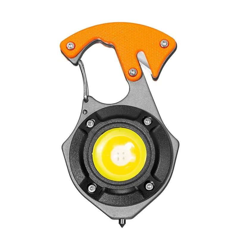 Lampe de mise en évidence Portable multifonctionnelle, type-c, charge rapide, grande capacité, autonomie de la batterie, porte-clés, lampe de poche COB