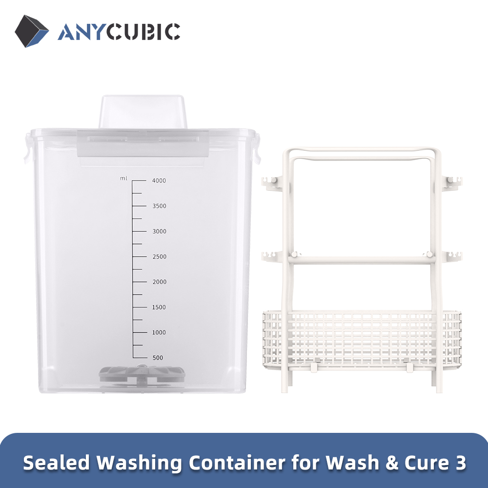 ANYCUBIC Wash Cure 3 Akcesoria Zamknięty pojemnik do mycia Część drukarki 3D LCD