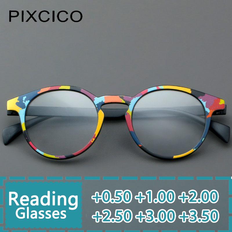 R57059 Arcobaleno Tr90 Occhiali da presbite Lady Trend Cat Eye Occhiali da lettura Diottrico + 100 + 200 + 300 Occhiali ottici trasparenti