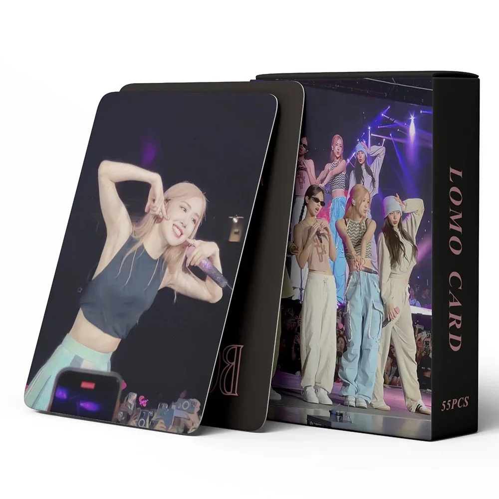 55 ชิ้น/กล่องทีมเกาหลี World Tour Girl Group Photocards การ์ด Lomo แฟนคอลเลกชันการ์ด Starcards โปสการ์ดของขวัญ