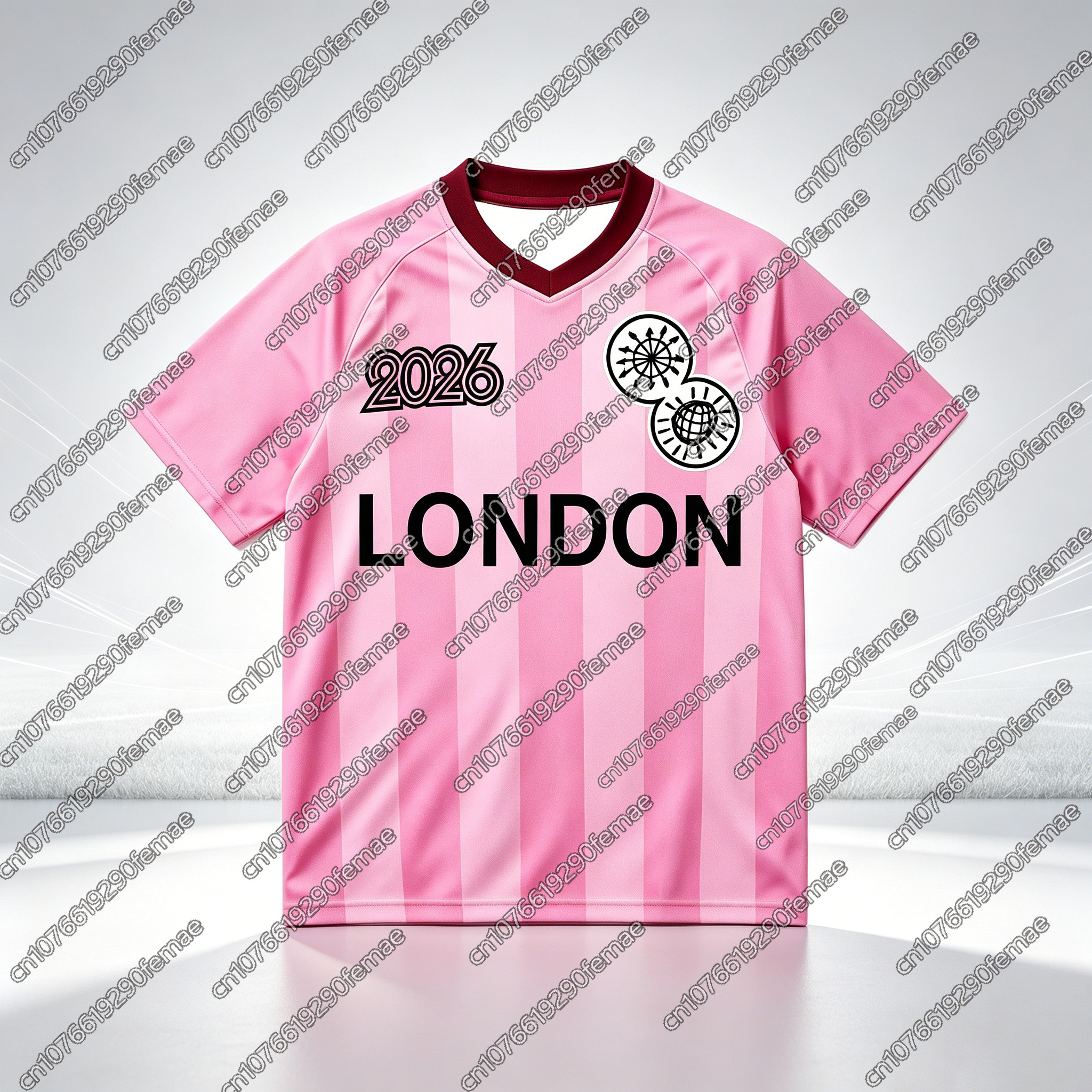2026 Nieuwe Summer Together Tour 7-City Limited roze trui met V-hals |   Harry Styles Style Music Merch Heren T-shirt voor dames Fans Gift