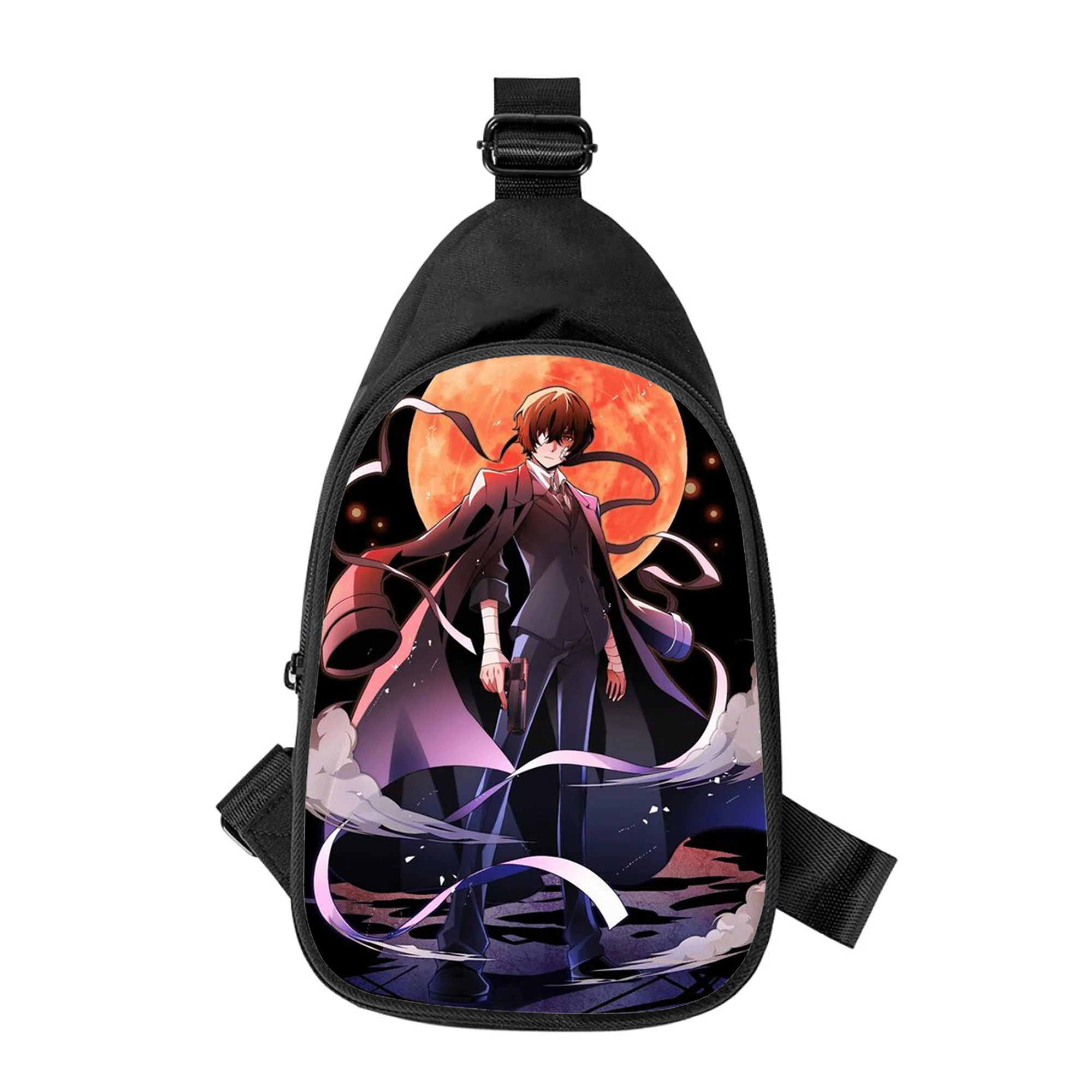 Bungo-Bolso de pecho cruzado con estampado 3D de Stray Dogs para hombre y mujer, bolsa de hombro, paquete de cintura escolar para marido, paquete de pecho masculino, diagonalmente, nuevo