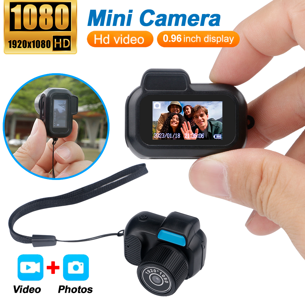 Mini Camera Met 0.96in Scherm CMOS Indoor Home Outdoor 1080P Sport Draagbare Vintage Video Recorder Ondersteuning TF-kaart Y3000