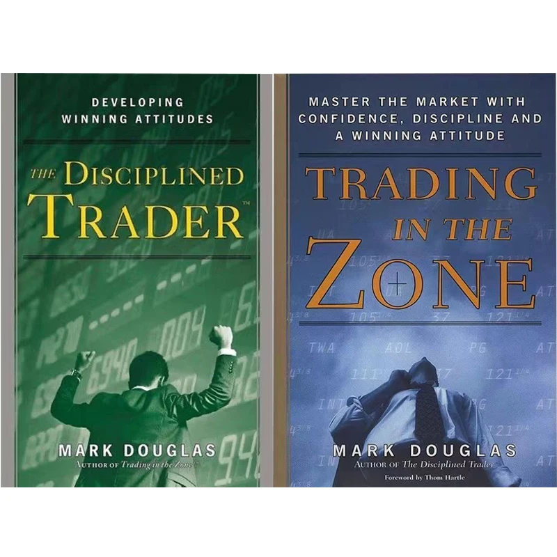 Mark Douglas Trading in The Zone and The Disciplined Trader, livre broché en anglais
