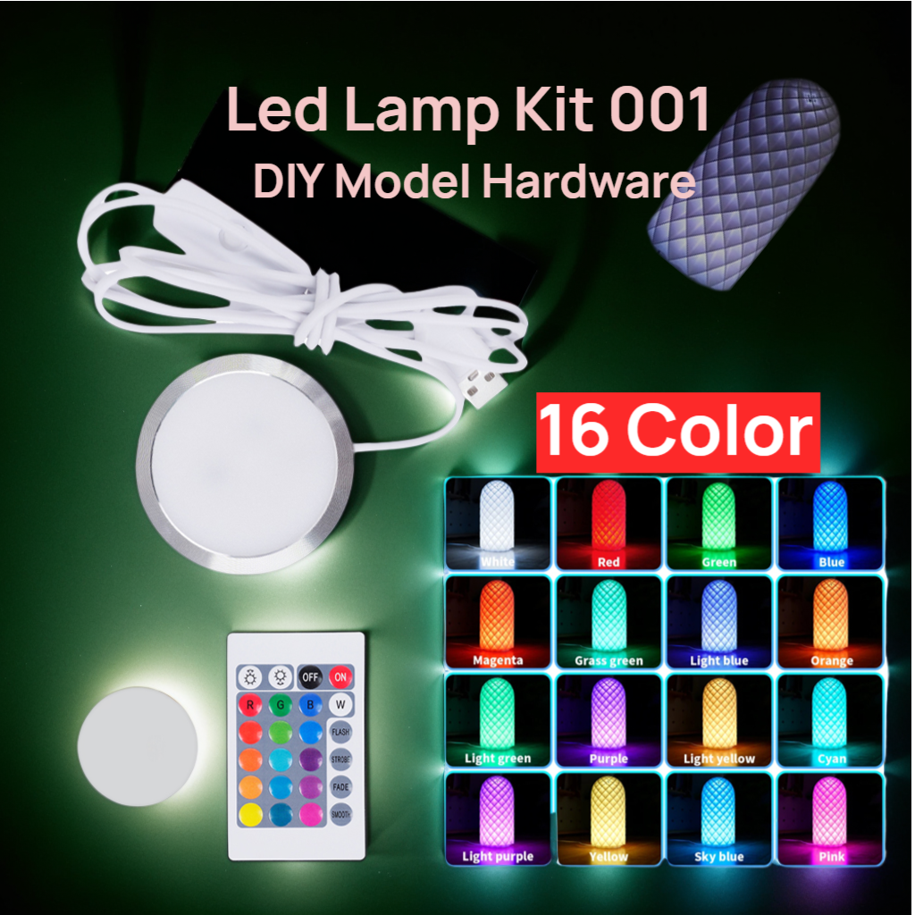 Kit de luz ajustable para laboratorio Bambu, Hardware de luz Led, Kit de luz Bambulab 001, piezas de luz Led, modelo Diy, accesorios de impresora 3d