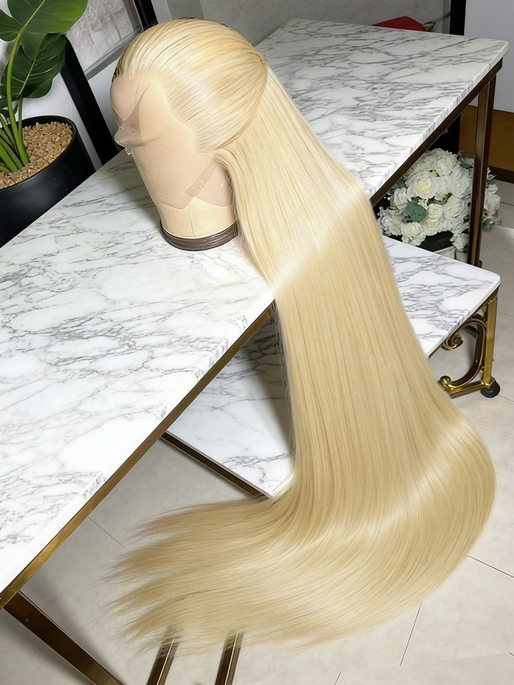 Парик 613 Honey Blonde 13x6 HD Lace Frontal с прозрачной кружевной основой, прямые волосы, плотность 250, из натуральных человеческих волос, для женщин