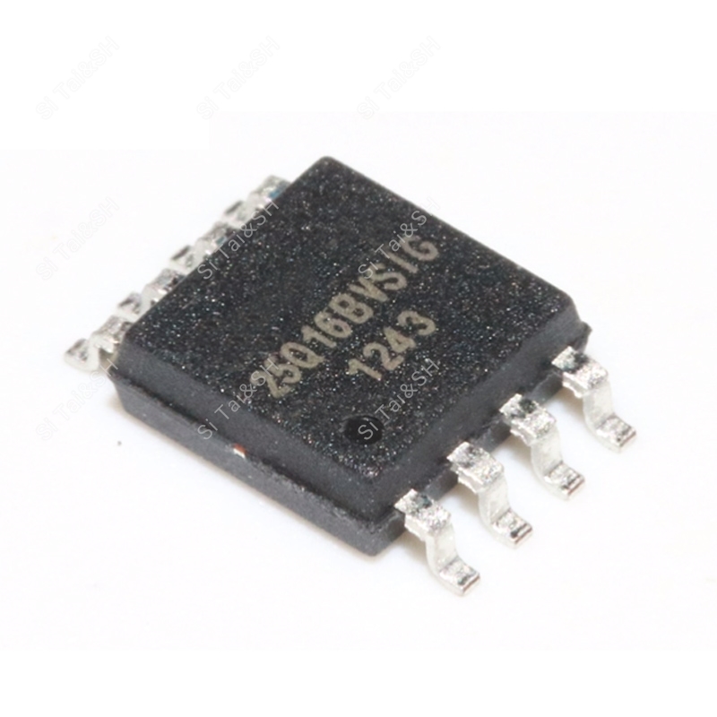 Molewei 10 PCS W25Q16JVSSIQ 16 Mbit SPI/FLASH Capa protetora de plástico-8 Capa protetora de plástico preto