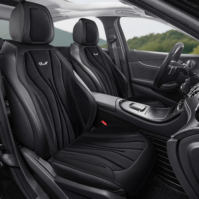 Uniwersalna zamszowa poduszka na fotel samochodowy do wszystkich modeli samochodów AUDI A3 Sportback A1 A4 A5 A6 A6L A7 A8 A8L Akcesoria samochodowe