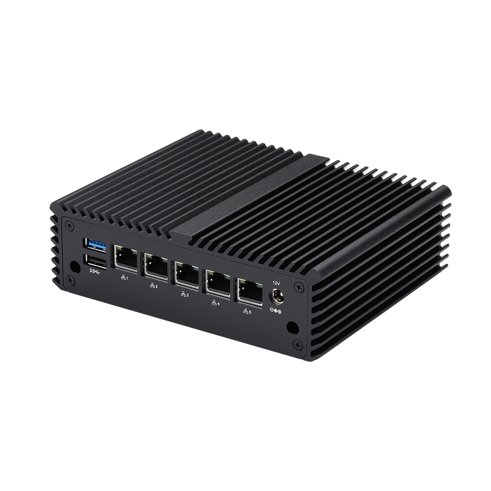 J1900 Quad Core 2.0 GHz 6x Gigabit LAN RS232 Xây Dựng Cao Cấp Router Tường Lửa Qotom Mini PC J1900 6 LAN