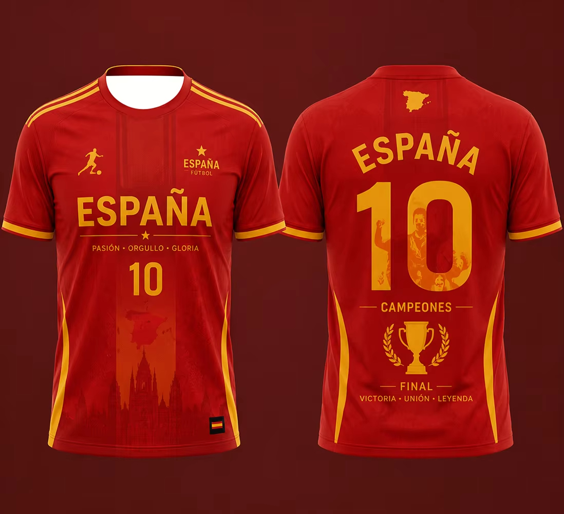 2026 New Germany Spain England France Soccer Jersey Champion Commemorative National Team Football Shirts For Men Women Fans Tops