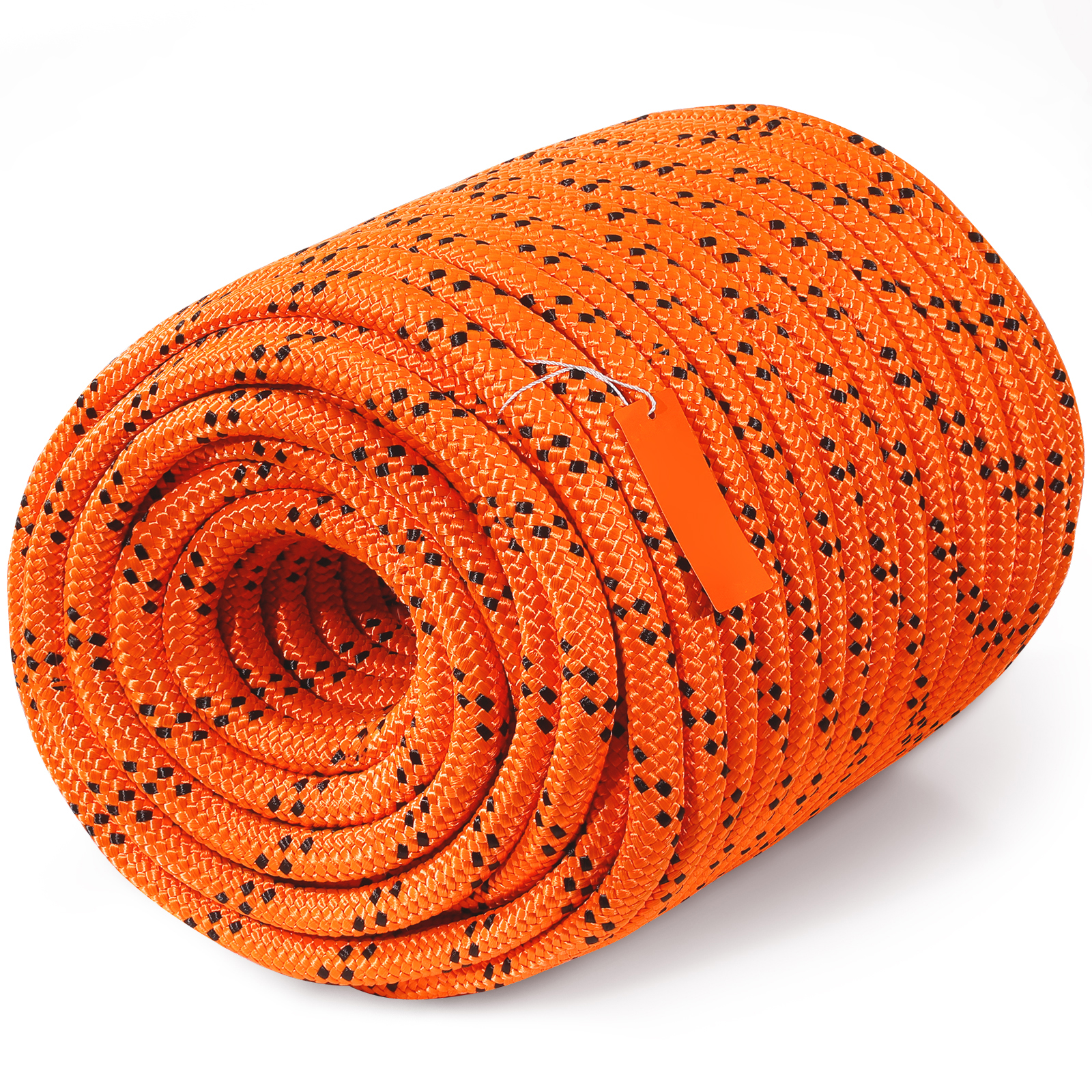 SucceBuy Cuerda de poliéster de doble tejido de 220 pies, accesorios para exteriores de 48 hebras, cable de emergencia para acampar, columpio, rescate de rappel