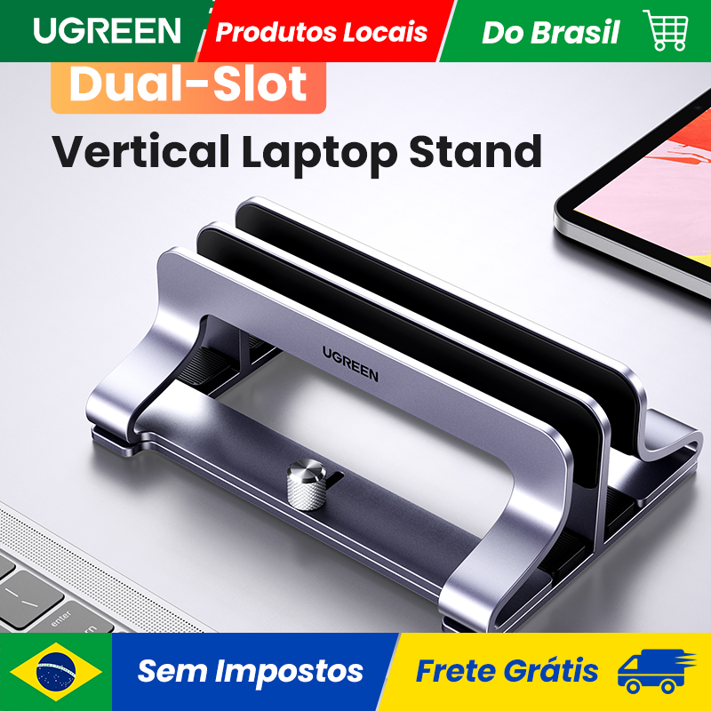UGREEN – Support Vertical pliable en aluminium pour MacBook Air Pro, pour ordinateur portable et tablette