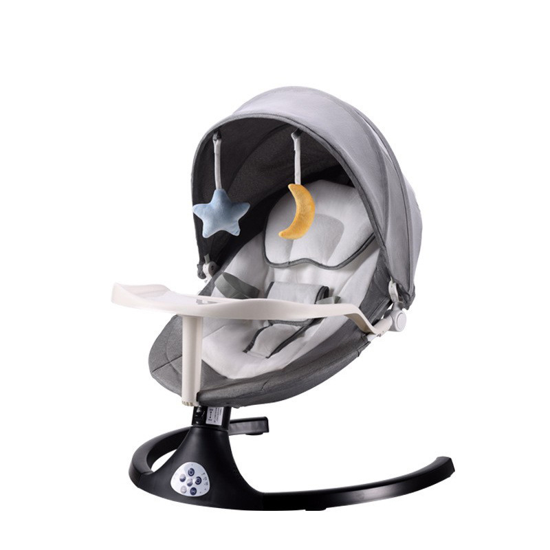 Cadeira de balanço elétrica para bebês, berço de dormir para recém-nascidos, cadeira reclinável confortável para bebês de 0 a 3 anos de idade