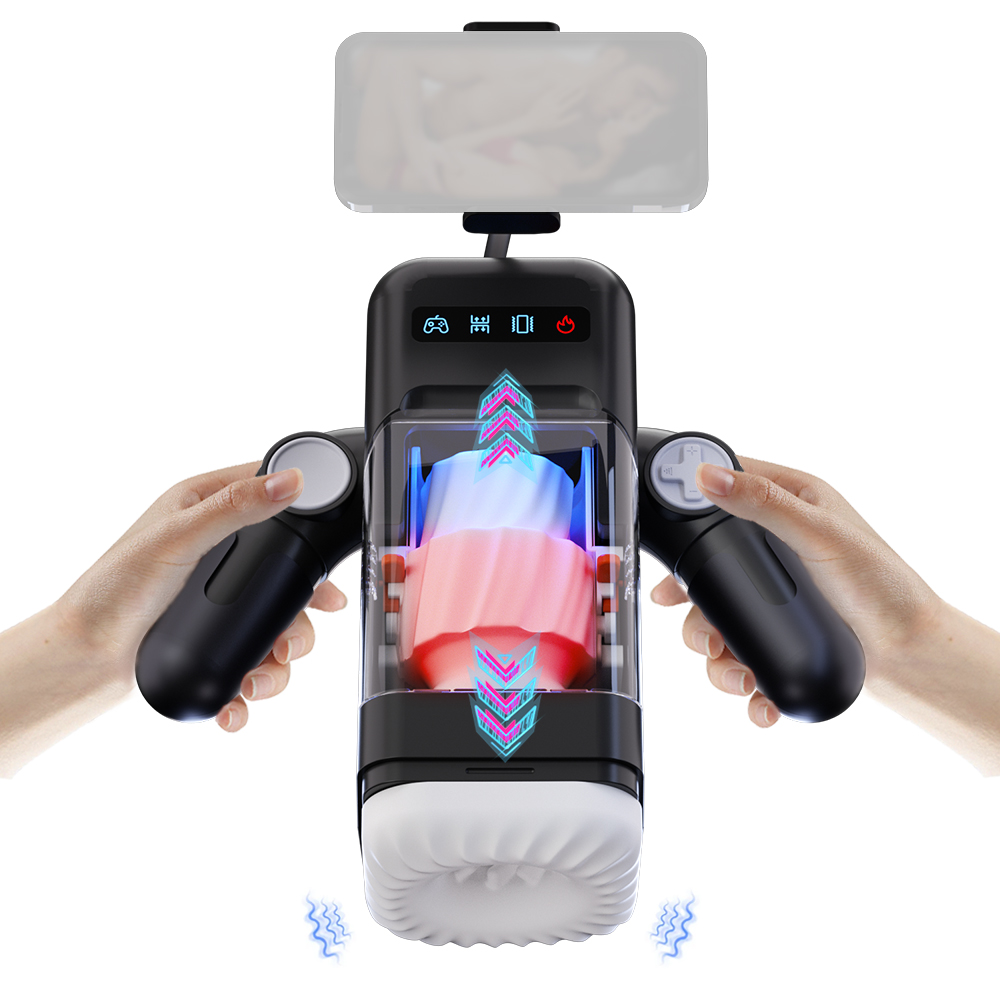 Robot Automatic Male Masturbator Man Vagina Vibration Heat Blowjob Sucking Machine Masturbation Cup Sex Toys Adult Goods for Men