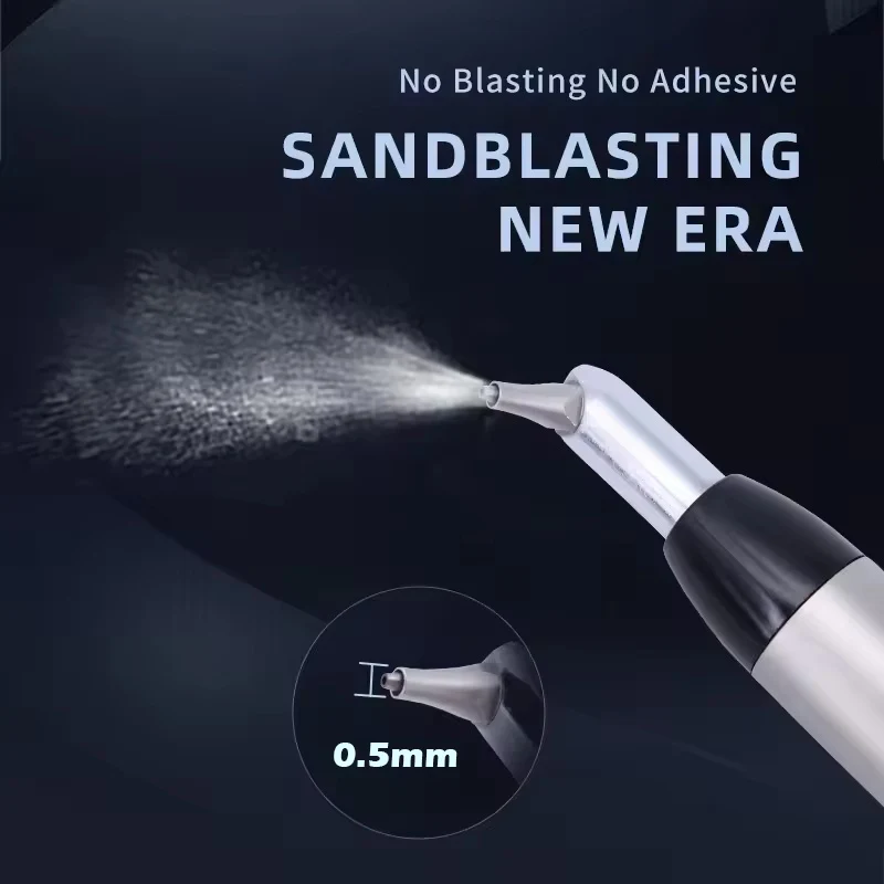 2/4 Loch Dental Aluminiumoxid Micro Blaster Luft Abrieb Polnisch Microetcher Sandstrahler Mit/Kein Wasser
