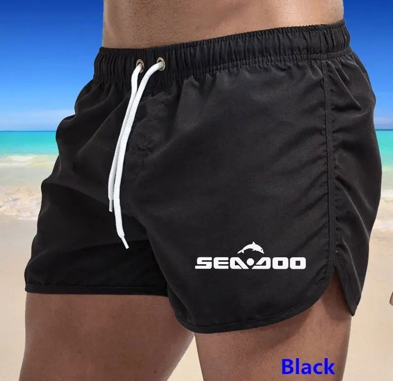 Summer Sea Doo Casual Shorts Men's Board Shorts Breathable Beach Shorts Comfortable Fitness Shorts Men's Bermuda Dog