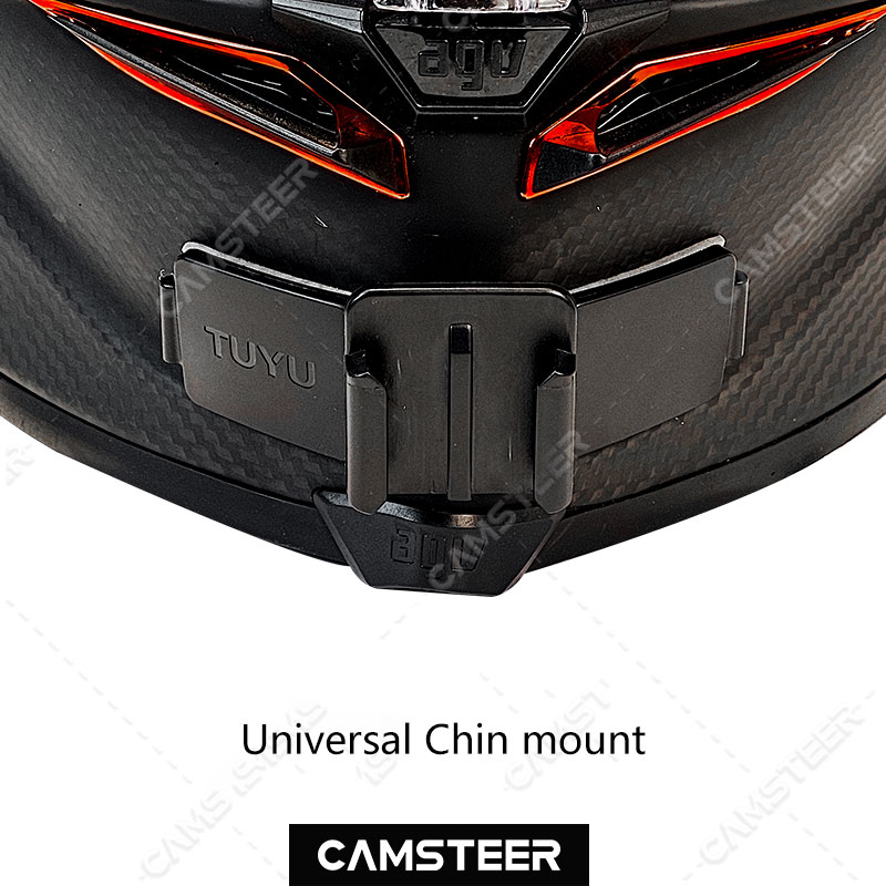 Soporte de barbilla para casco de motocicleta 2025, para GoPro Hero 13 12 11 10 9 Insta360 X4 X3 X2 Ace Pro 2 DJI 5Pro 4 AKASO, accesorios de cámara