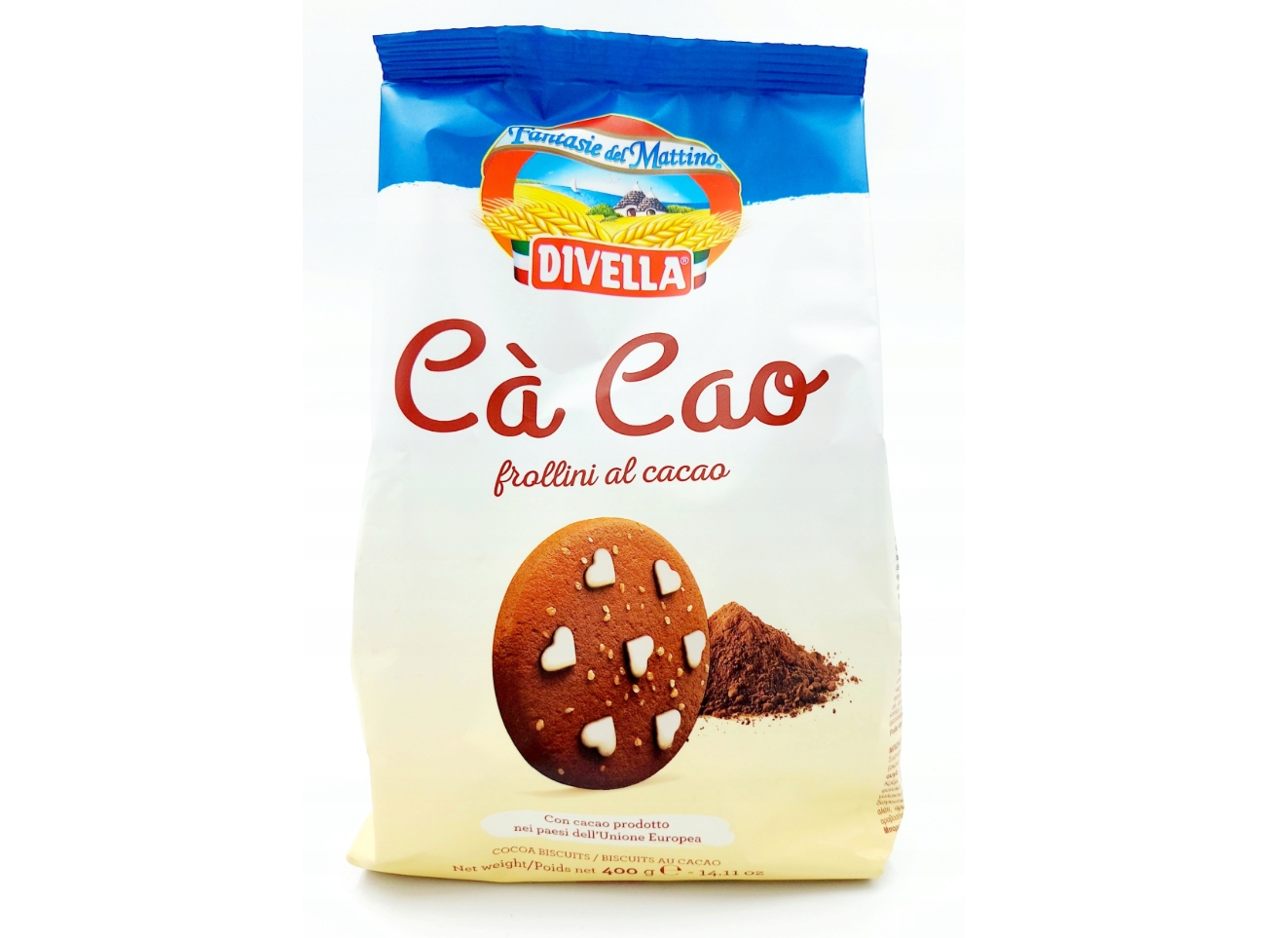 CaCao 400g - Divella Cocoa Shortcakes