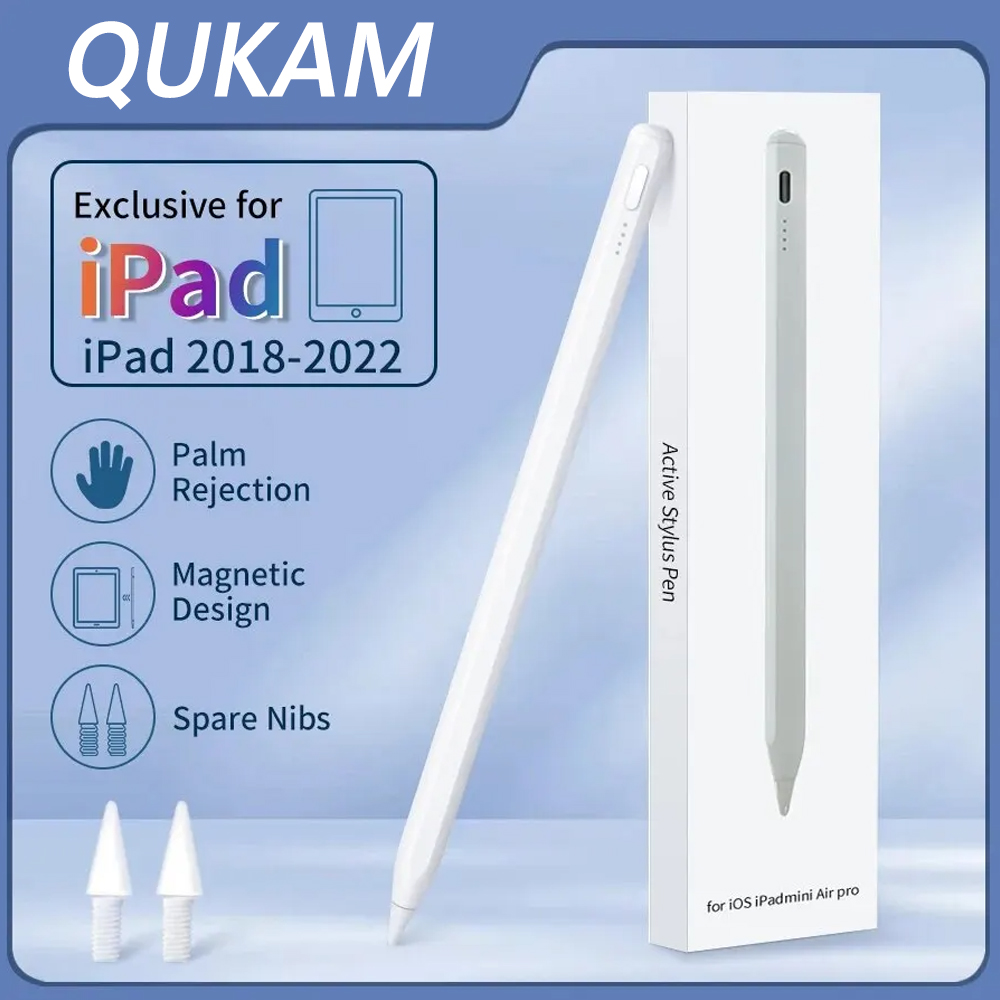 Para Apple Pencil Palm rechazo pantalla de potencia Ipad lápiz para accesorios iPad 2022 2021 2020 2019 2018 Pro Air Mini Stylus