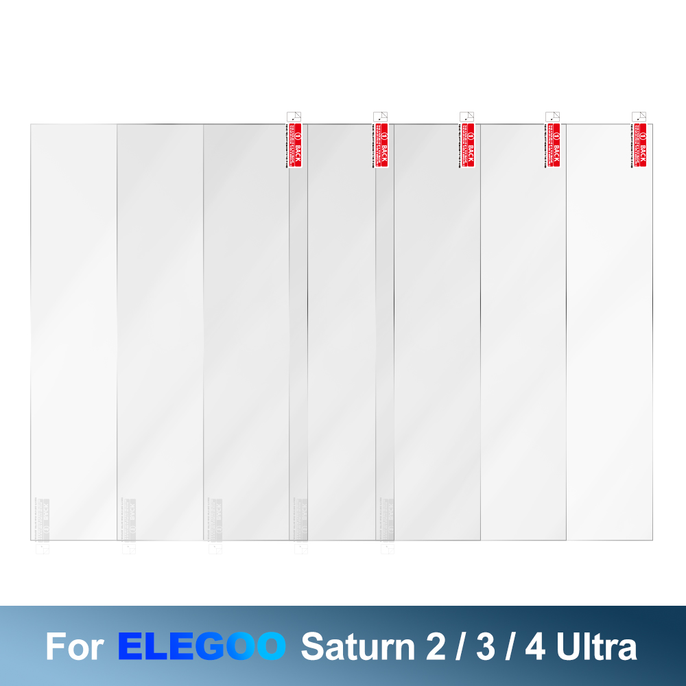 3D Printer Accessoire 5 stuks 10,1 inch Screen Protector Film voor ELEGOO Saturn 4, Saturn 4 Ultra, Saturn 3 Saturn 3 Ultra Saturn 2
