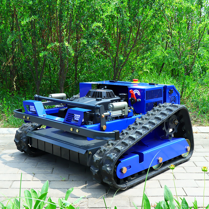 Customized A Flexible Crawler-Type Remote Control Lawn Mower That Enhances the Beauty of the Lawn mower