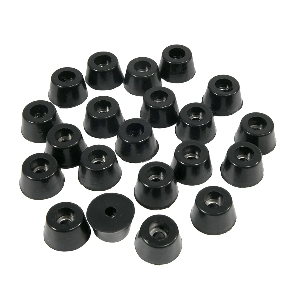 Protetores antiderrapantes para mesa e cadeira, almofadas de borracha, pés de telha, tampas de perna de mesa e cadeira, 10PCs, 20PCs