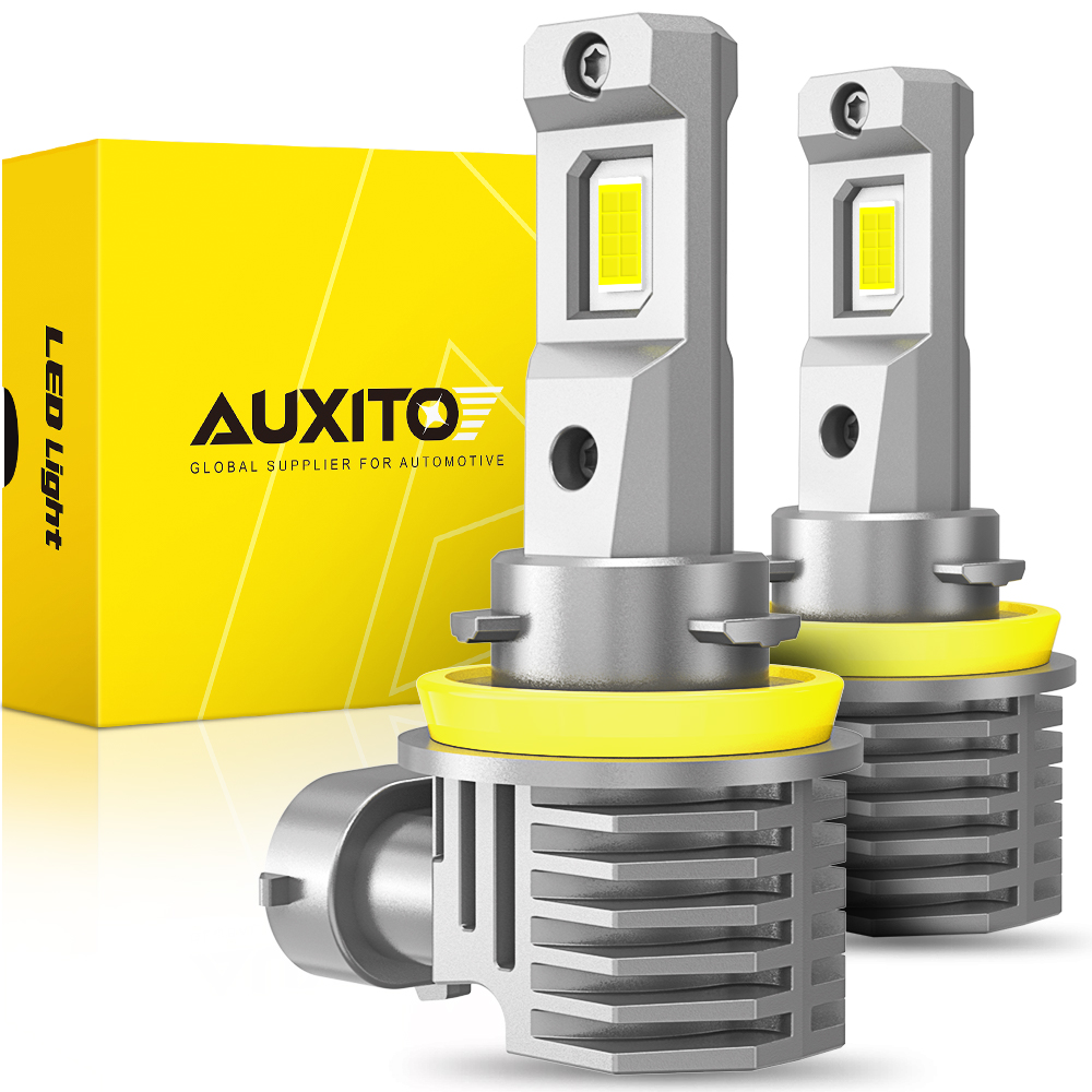 Auxito 2 Stuks H8 H11 Led Koplamp 16000lm 9005 Hb3 9006 Hb4 H16 Jp H9 Led Mistlamp Super Helder 6500K Wit Auto Licht